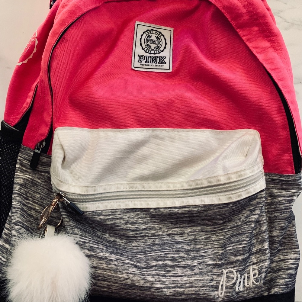 Pink backpack